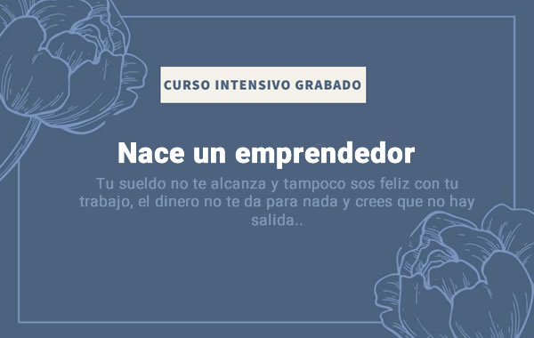 emprendedor nace un emprendedor